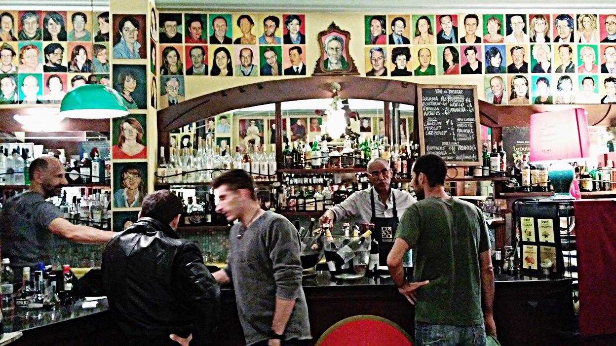The bar area of Bar Mercato, in Bologna - Pubtourist